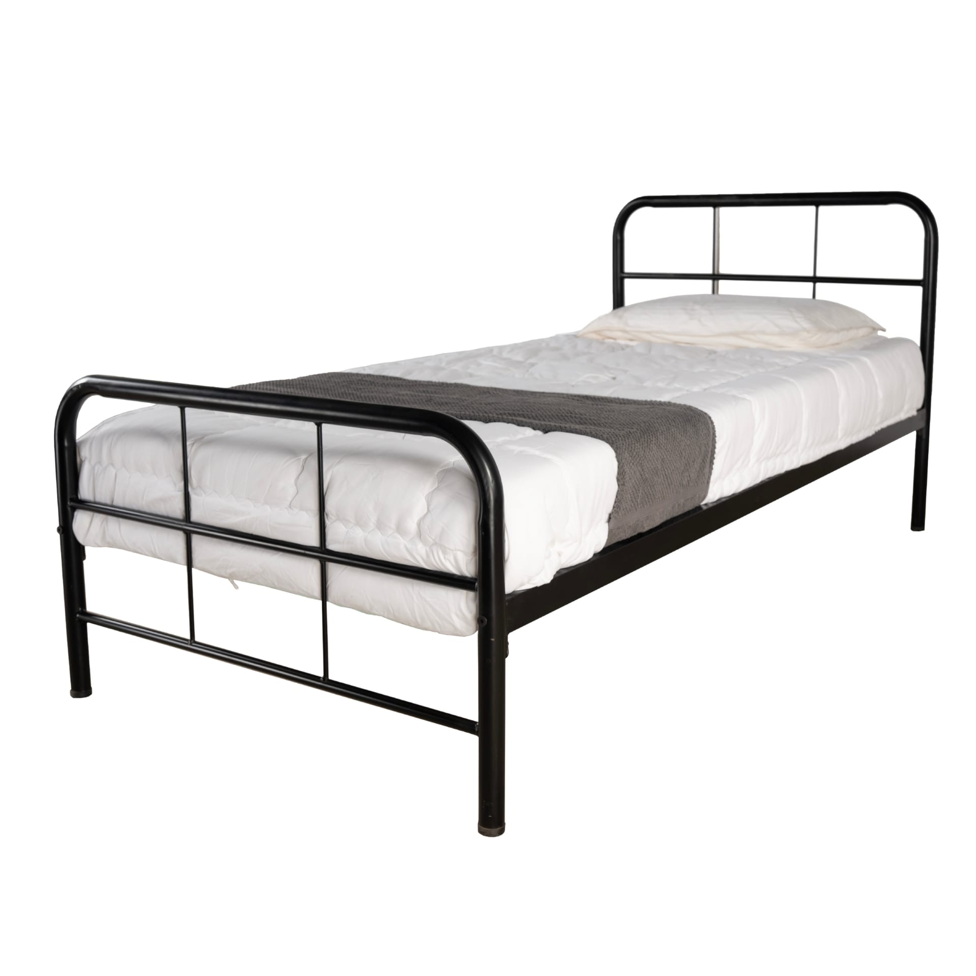metal leg single cot